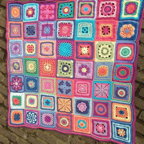 Tashjads Sampler Gooseberry Crochet Sampler Blanket Crochet