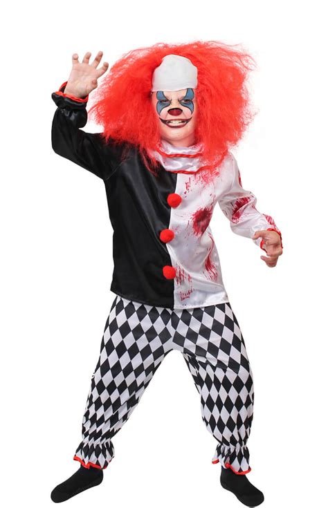 Boys Killer Clown Costume I Love Fancy Dress