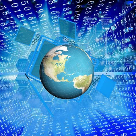 Globalization Connection Internet Technology Stock Image Image Of