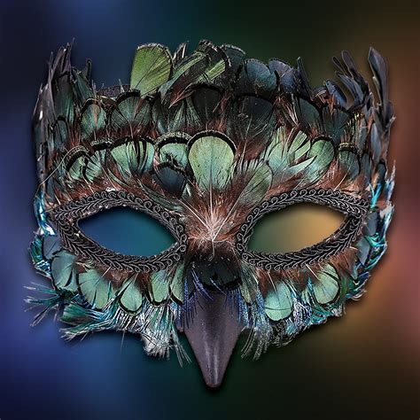 Venetian Feathered Mask