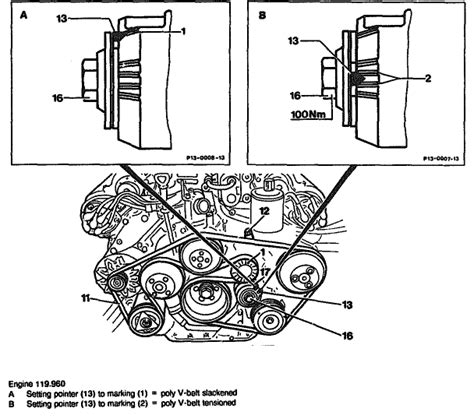 Mercedes Serpentine Belt Diagrams E350 E320 B200 Ml350 And More