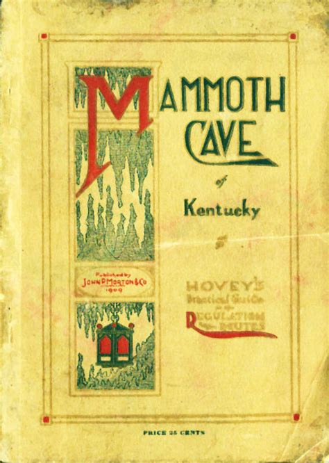 Literature Hoveys Handbook Of The Mammoth Cave Of Kentucky