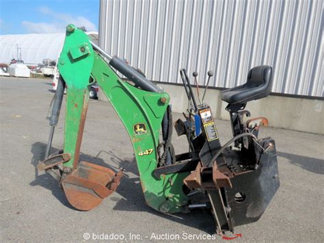 2005 John Deere 447 Hydraulic Ag Tractor Backhoe Attachment 3120 3320