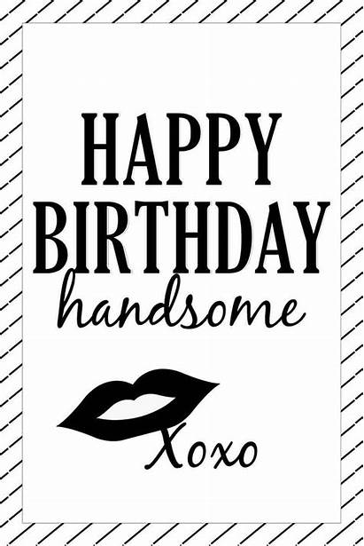 Birthday Happy Quotes Handsome Wishes Card Husband