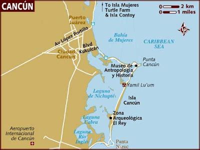 Map Of Cancun City Area Map Of Mexico Regional Political Geography