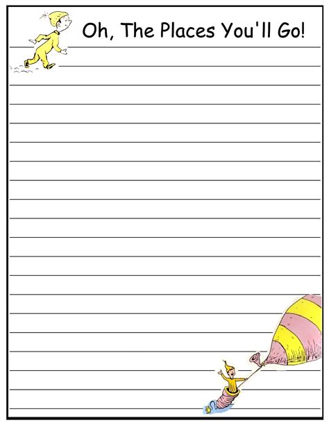 Printable writing paper templates for primary grades. Writing Paper Printable for Children | Activity Shelter