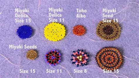 What Difference Does A Bead Make Miyuki Delica Seed And Toho Aiko