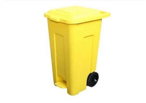 Arvs Equipments Wheeled Waste Bin With Foot Pedal Capacity Liter