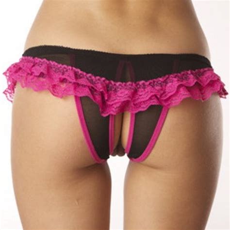 Nos Strings Fendus Ouverts Tanga Sexy Open Thong Lingerie Coquine Soir E R Ussie