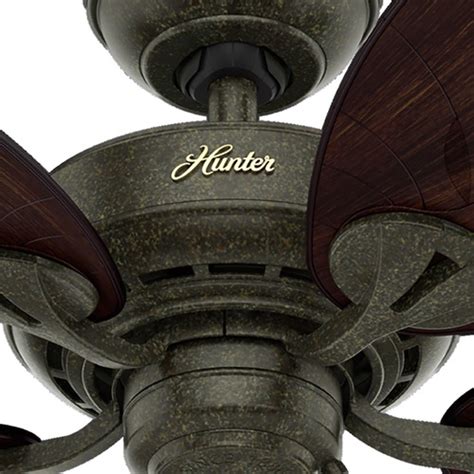 Hunter Ceiling Fan With Light 54 Inch Bayview In Provencal Gold 50473