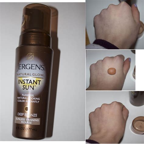 Jergens Natural Glow Instant Sun Tanning Mousse Tanning Cream