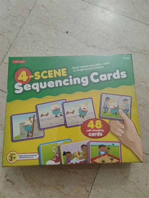 Brand New Lakeshore Sequencing Cards Hobbies And Toys Toys And Games On