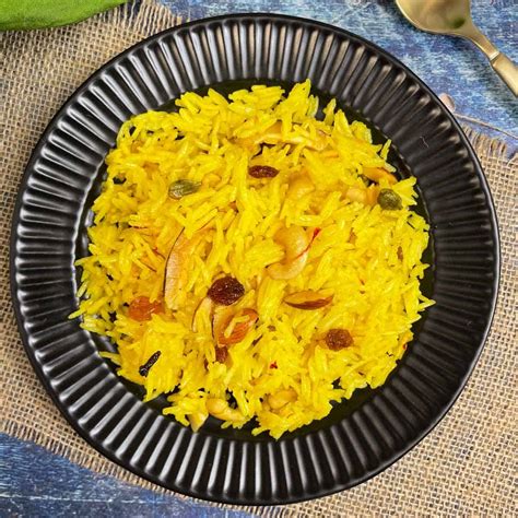 Zarda Pulao Sweet Rice Instant Pot Indian Veggie Delight