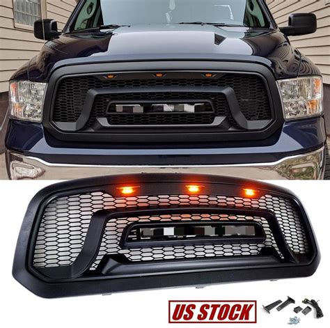 Buy Matte Black Mesh Replacement Grill For 2013 2018 Dodge Ram 1500