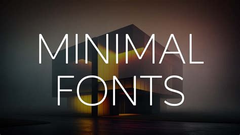 Clean Minimalist Fonts For Simple Yet Impactful Designs HipFonts
