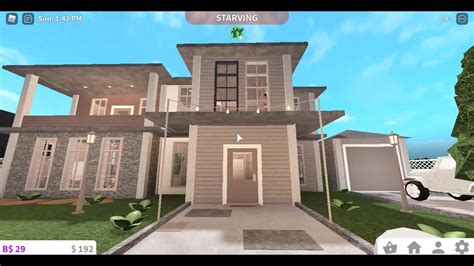 Cozy & Aesthetic Modern House || Welcome To Bloxburg || •{hxneyliz