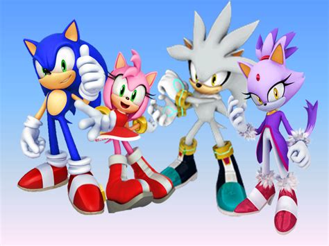 Sonic Amy Silver And Blaze Wallpaper By 9029561 On Deviantart