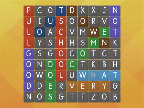 Unit 1 Week 3 High Frequency Word Wordsearch