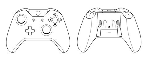 Xbox 360 Controller Drawing At Explore Collection