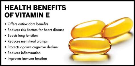 Health Benefits Of Vitamin E Source And Deficiency