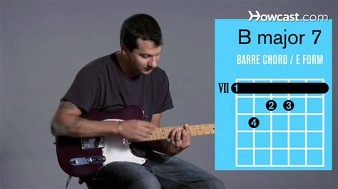 How To Play A B Major Barre Chord Guitar Lessons Youtube