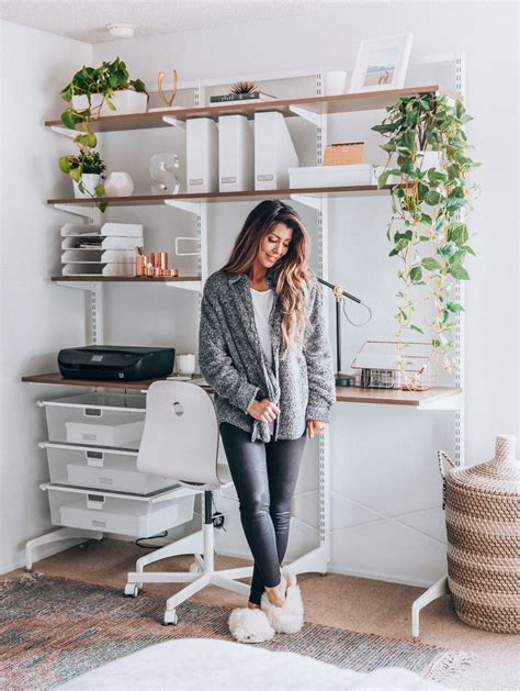 Essentially this will be your hub for a significantly period make your office space as comfortable as possible. Modern Minimalist Home Office Space Ideas | The Girl in ...