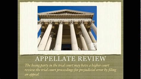 Civil Litigation Pretrial Trial Procedures Appellate Review