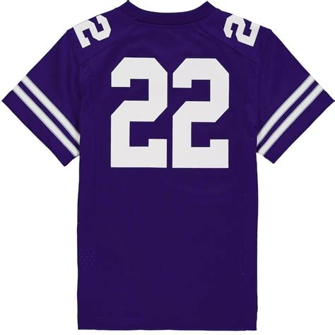 Youth Nike 22 Purple Kansas State Wildcats Replica Football Jersey