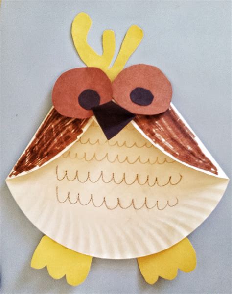 Fun Activities For Kids Paper Plate Owl Craft Mommysavers
