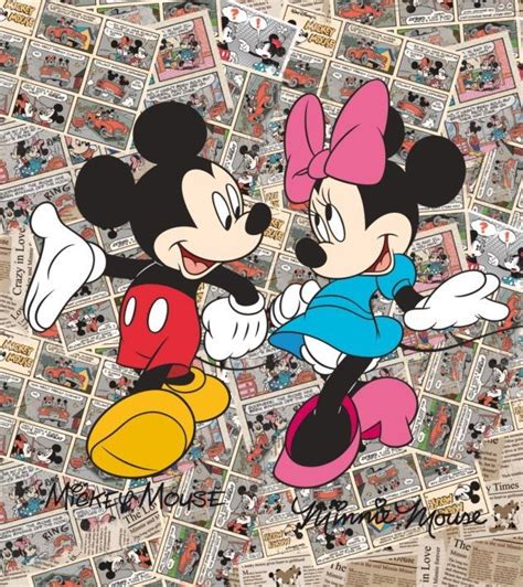 Mickey And Minnie Comic Book Wallpaper Xl Fondo De Mickey Mouse Mickey