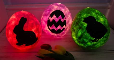 Egg Shaped Paper Mache Easter Lanterns Someones Mum
