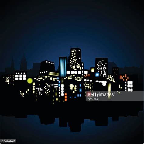 Blue City Lights Photos And Premium High Res Pictures Getty Images