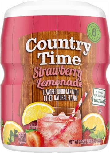 Country Time Strawberry Lemonade Naturally Flavored Powdered Drink Mix
