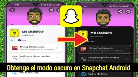 Cómo Obtener El Modo Oscuro En Snapchat Para Android Actualización 2023 Modo Oscuro De