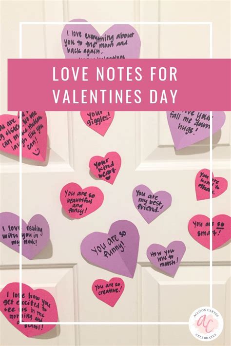 Valentine's day is one of the perfect time to let your partners and significant others how. Love Notes to Celebrates Valentine's Day | Valentines day ...