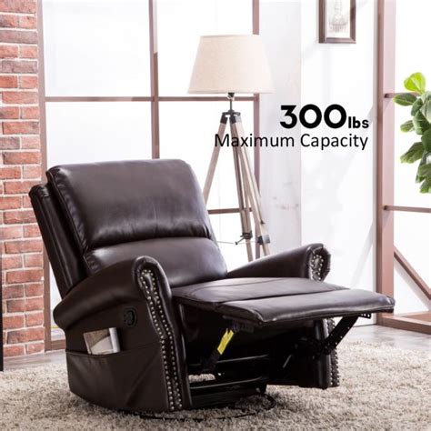 Whether a standard design, club, theater or even wing chair design, all. Shop for CANMOV Breathable Bonded Leather Swivel Rocker ...