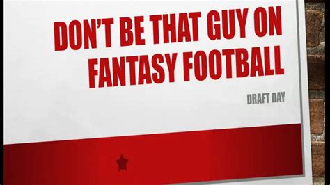 Five mistakes auction players make on draft day. Fantasy Football Strategy & Advice - FantasyGuruNation.com ...