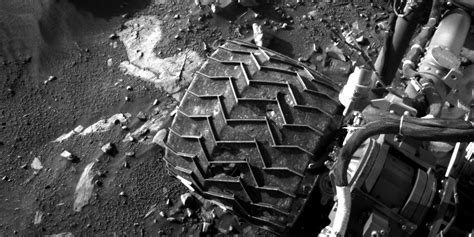 Curiosity Rover Takes A Break From Mars Exploring To Look At Its Wheels