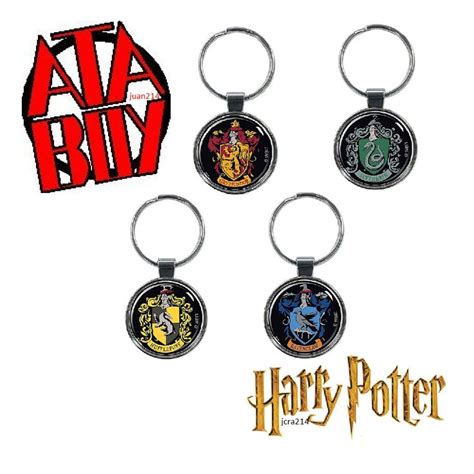 Ata Boy Harry Potter House Crest 15 Fob Keychain For Keys Backpack