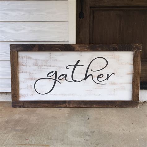 EXTRA LARGE gather sign large gather sign gather sign
