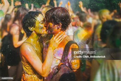Indian Couple Kiss Photos And Premium High Res Pictures Getty Images