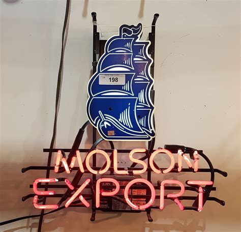 Molson Export Beer Neon Sign