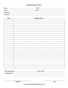 blankprogressnotestemplate notes template nursing notes soap note