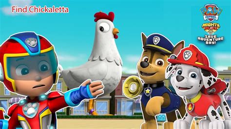 Paw Patrol Mighty Pups Save Adventure Bay Episode Finding Chickaletta