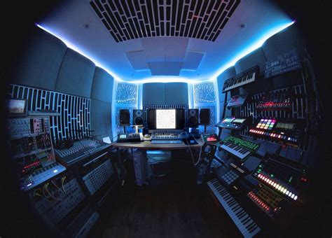 In The Dark Music Studio Room Home Studio Music Home Recording