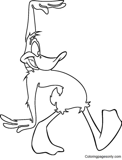 Daffy Duck Coloring Pages Home Design Ideas