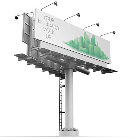 Outdoor Double Sided Large Billboard Structure 18x6 M Billboard For