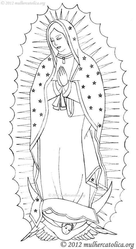 Virgen De Guadalupe Coloring Pages Juliennthomes