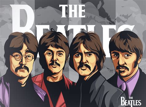 Vector The Beatles Pre Designed Photoshop Graphics ~ Creative Market