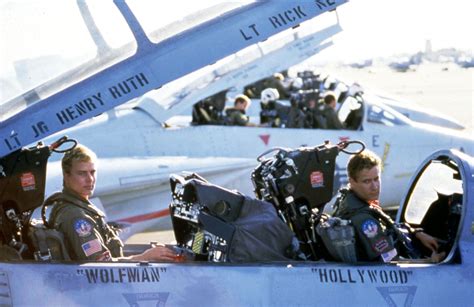 Top Gun Movie Still Fighter Pilot Fighter Jets Tom Cruise Young
